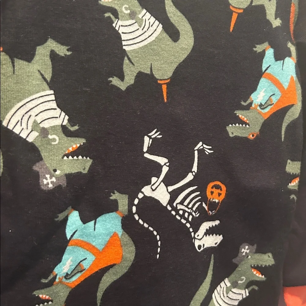 CARTERS Halloween Dinosaur T-Rex 4 piece Pajama Set 12mo or 18mo NWT